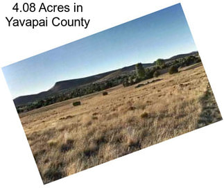 4.08 Acres in Yavapai County