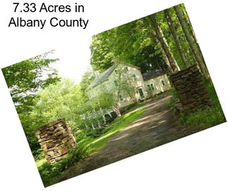 7.33 Acres in Albany County