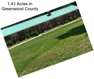 1.41 Acres in Greenwood County
