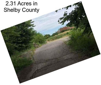 2.31 Acres in Shelby County
