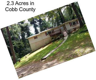 2.3 Acres in Cobb County