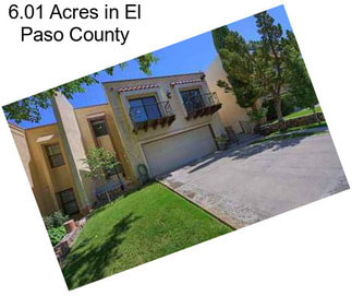 6.01 Acres in El Paso County