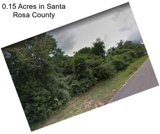 0.15 Acres in Santa Rosa County