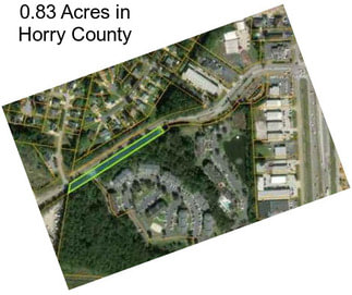 0.83 Acres in Horry County