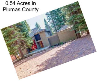 0.54 Acres in Plumas County