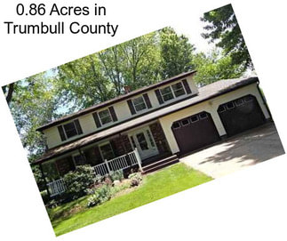 0.86 Acres in Trumbull County