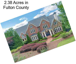 2.38 Acres in Fulton County