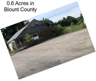 0.6 Acres in Blount County