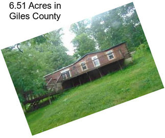6.51 Acres in Giles County