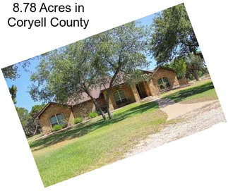 8.78 Acres in Coryell County