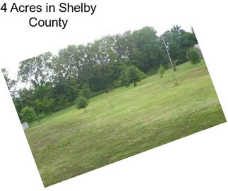 4 Acres in Shelby County