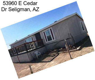 53960 E Cedar Dr Seligman, AZ
