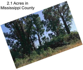 2.1 Acres in Mississippi County