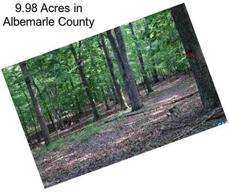 9.98 Acres in Albemarle County