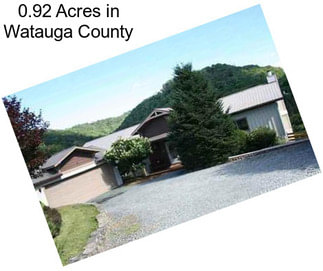 0.92 Acres in Watauga County