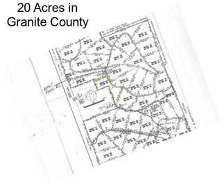 20 Acres in Granite County
