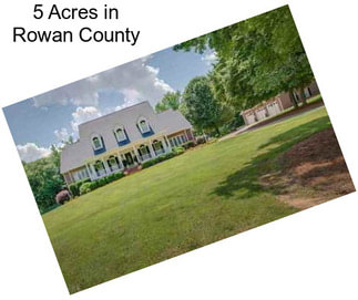 5 Acres in Rowan County