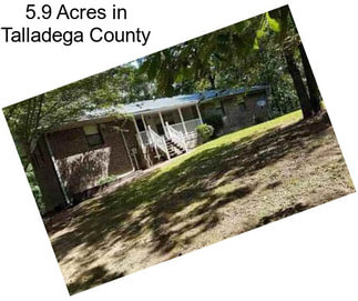 5.9 Acres in Talladega County