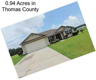 0.94 Acres in Thomas County