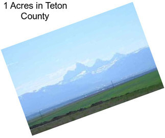 1 Acres in Teton County