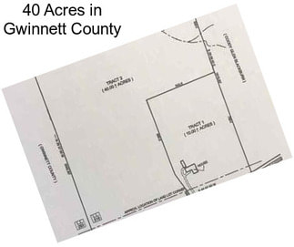 40 Acres in Gwinnett County