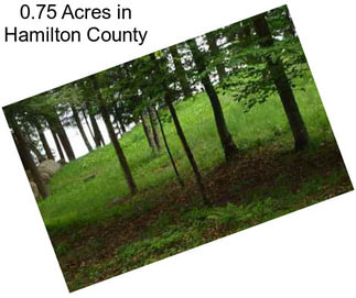 0.75 Acres in Hamilton County