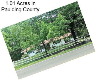 1.01 Acres in Paulding County