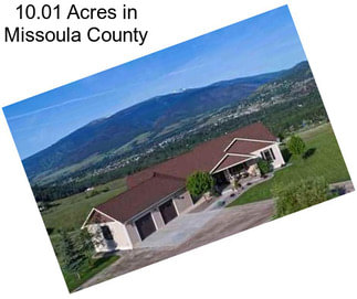 10.01 Acres in Missoula County