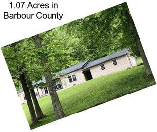 1.07 Acres in Barbour County