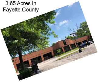 3.65 Acres in Fayette County