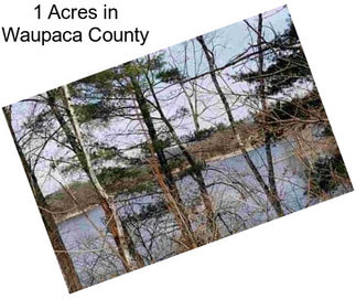 1 Acres in Waupaca County