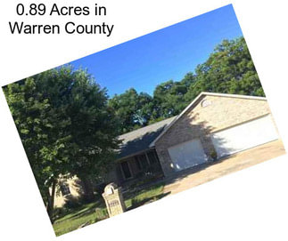 0.89 Acres in Warren County