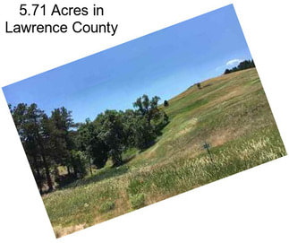 5.71 Acres in Lawrence County