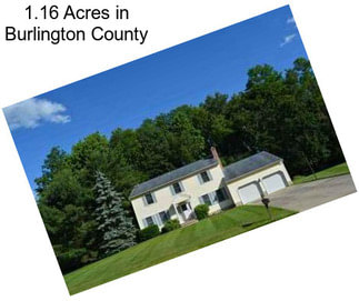 1.16 Acres in Burlington County