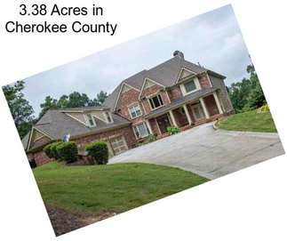 3.38 Acres in Cherokee County