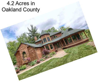 4.2 Acres in Oakland County