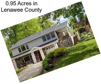 0.95 Acres in Lenawee County