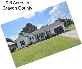 0.6 Acres in Craven County