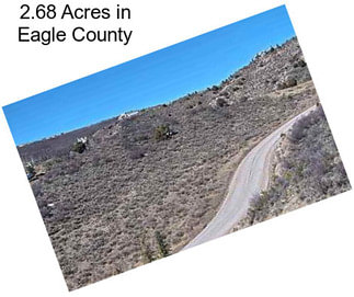 2.68 Acres in Eagle County