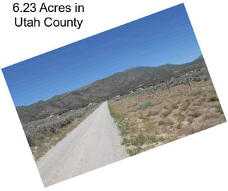 6.23 Acres in Utah County