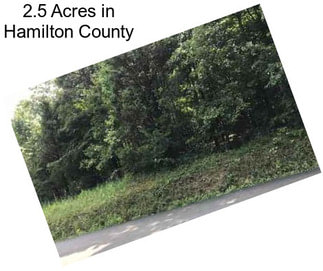 2.5 Acres in Hamilton County