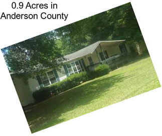0.9 Acres in Anderson County