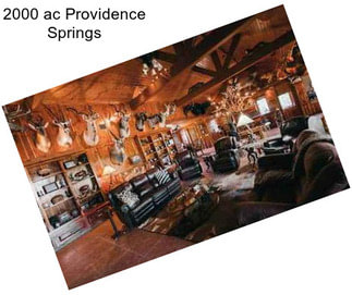 2000 ac Providence Springs