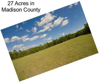 27 Acres in Madison County