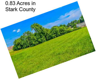 0.83 Acres in Stark County