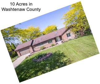 10 Acres in Washtenaw County