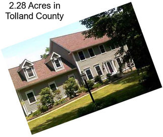 2.28 Acres in Tolland County