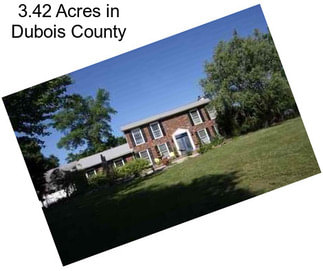 3.42 Acres in Dubois County