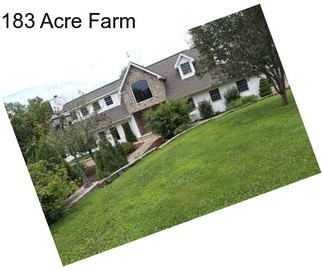 183 Acre Farm