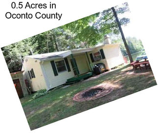 0.5 Acres in Oconto County